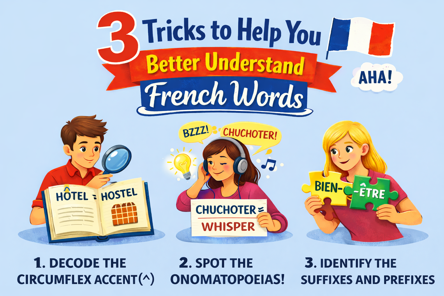 3 tricks to help you better understand French words – French Crash Course
